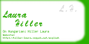 laura hiller business card